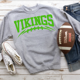 Vikings Football Arched DTF Print
