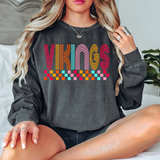 Checker Doodle Vikings DTF Print