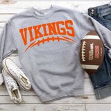Vikings Football Arched DTF Print
