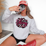 VIKINGS Glitter POMPOM Leopard DTF Print