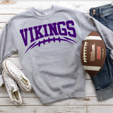 Vikings Football Arched DTF Print