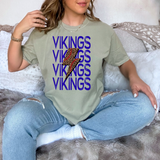 Vikings Baseball Bolt DTF Print