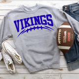 Vikings Football Arched DTF Print