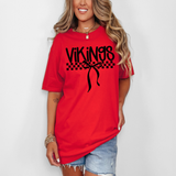 Vikings Simple Bow Checker DTF Print