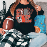 Vikings Football Cheer Word Art DTF Print