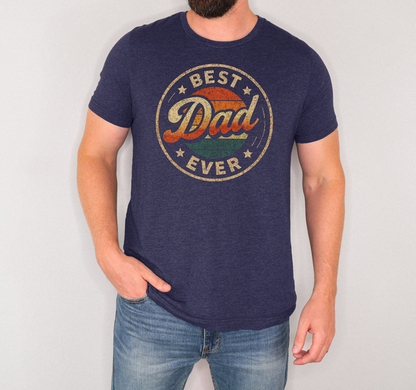 VIntage Best Dad Ever DTF Print