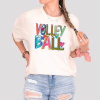 Cheery Volleyball DTF Print