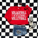 Volleyball Repeat Mom DTF Print