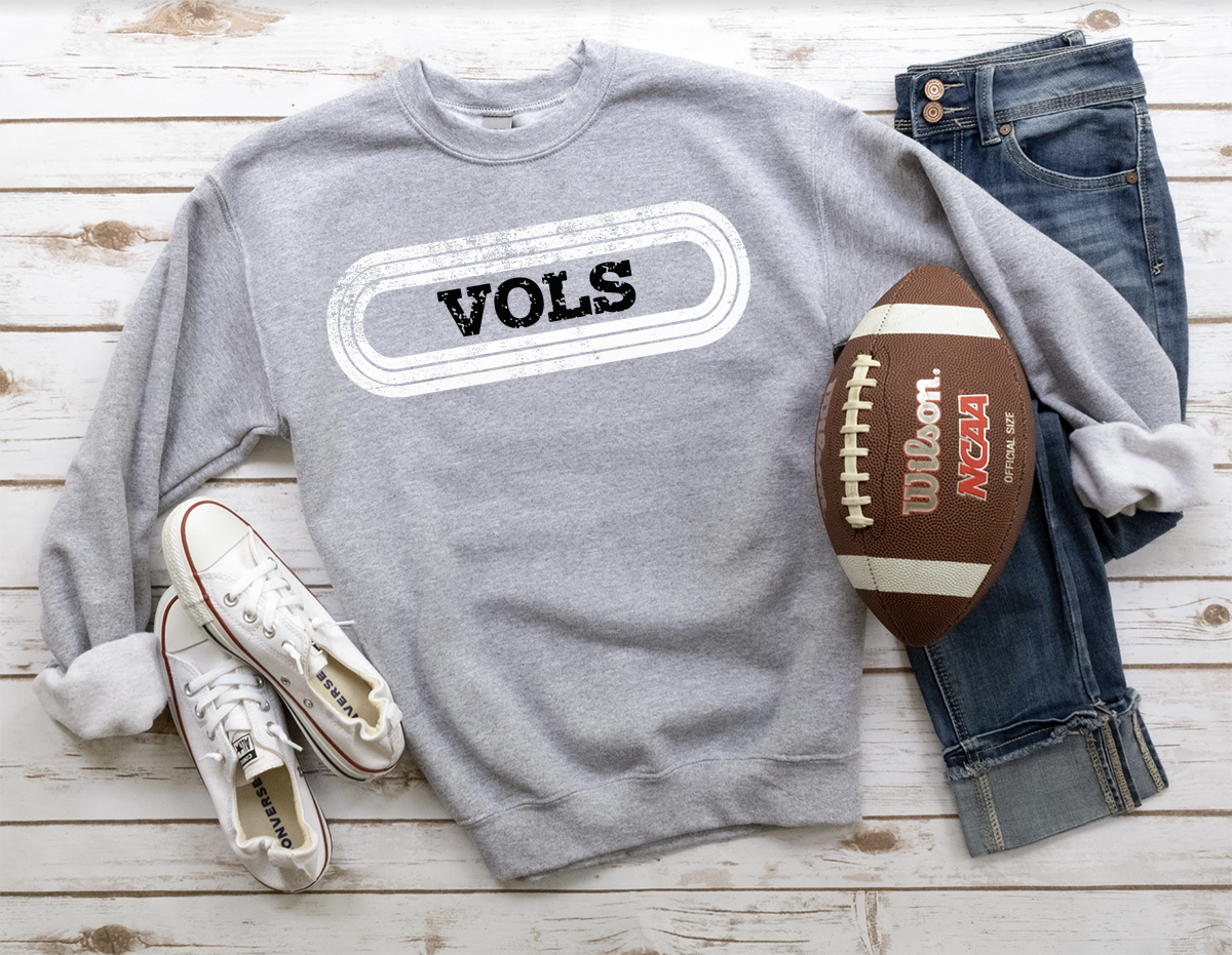 Vols Retro Team Oval DTF Print
