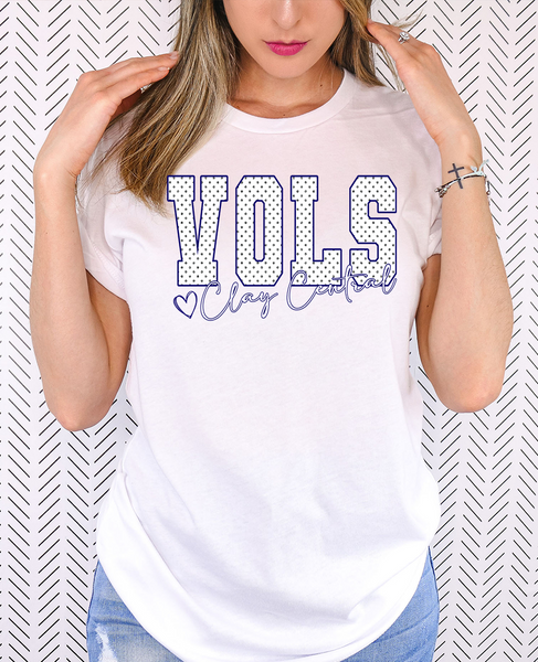 Vols Polkadot DTF Print