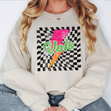 Vols Checker Bolt Distressed DTF Print