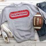 Volunteers Retro Team Oval DTF Print