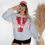 Volunteers Stripes Varsity Team DTF Print