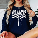 Volunteers Simple Bow Checker DTF Print