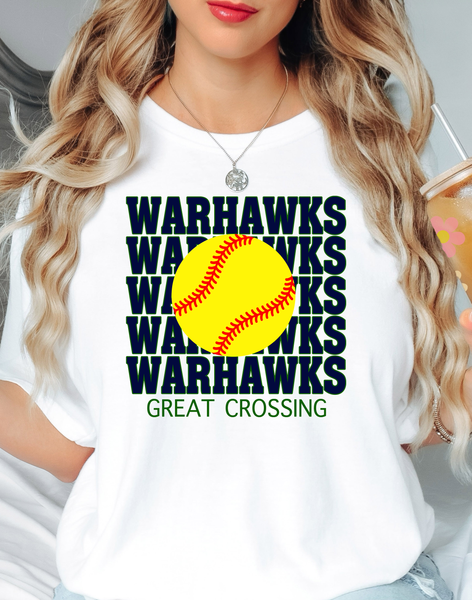 Great Crossing Warhawks DTF Print