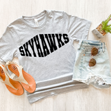 Skyhawks Warped Two Color Game Day DTF Print