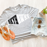 Skyhawks Warped Two Color Game Day DTF Print