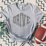 Drive Warped Two Color Game Day DTF Print