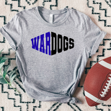 Wardogs Warped Two Color Game Day DTF Print