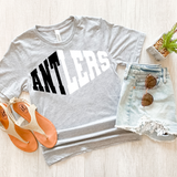 Antlers Warped Two Color Game Day DTF Print