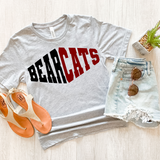 Bearcats Warped Two Color Game Day DTF Print