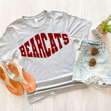 Bearcats Warped Two Color Game Day DTF Print