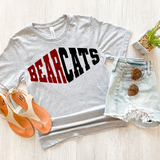 Bearcats Warped Two Color Game Day DTF Print