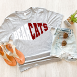 Bearcats Warped Two Color Game Day DTF Print