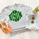 Bison Warped Two Color Game Day DTF Print