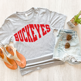 Buckeyes Warped Two Color Game Day DTF Print