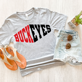 Buckeyes Warped Two Color Game Day DTF Print