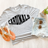 Cardinals Warped Two Color Game Day DTF Print