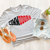 Commodors Warped Two Color Game Day DTF Print