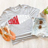 Commodors Warped Two Color Game Day DTF Print