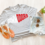 Commodors Warped Two Color Game Day DTF Print