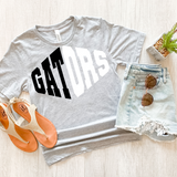 Gators Warped Two Color Game Day DTF Print