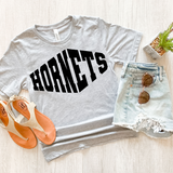 Hornets Warped Two Color Game Day DTF Print