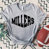 Millers Warped Two Color Game Day DTF Print