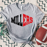 Millers Warped Two Color Game Day DTF Print