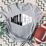 Millers Warped Two Color Game Day DTF Print