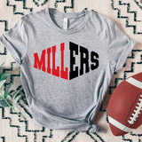 Millers Warped Two Color Game Day DTF Print