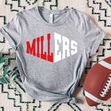 Millers Warped Two Color Game Day DTF Print