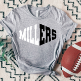 Millers Warped Two Color Game Day DTF Print