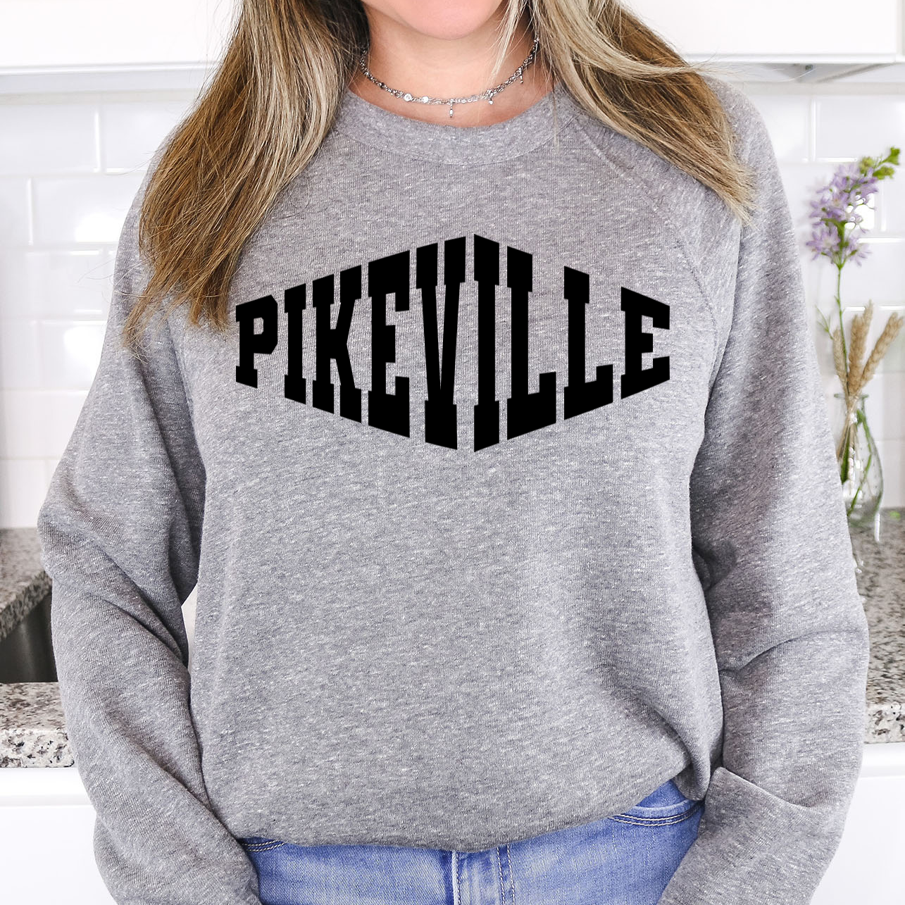 Pikeville Warped Two Color Game Day DTF Print