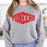 Poineers Warped Two Color Game Day DTF Print
