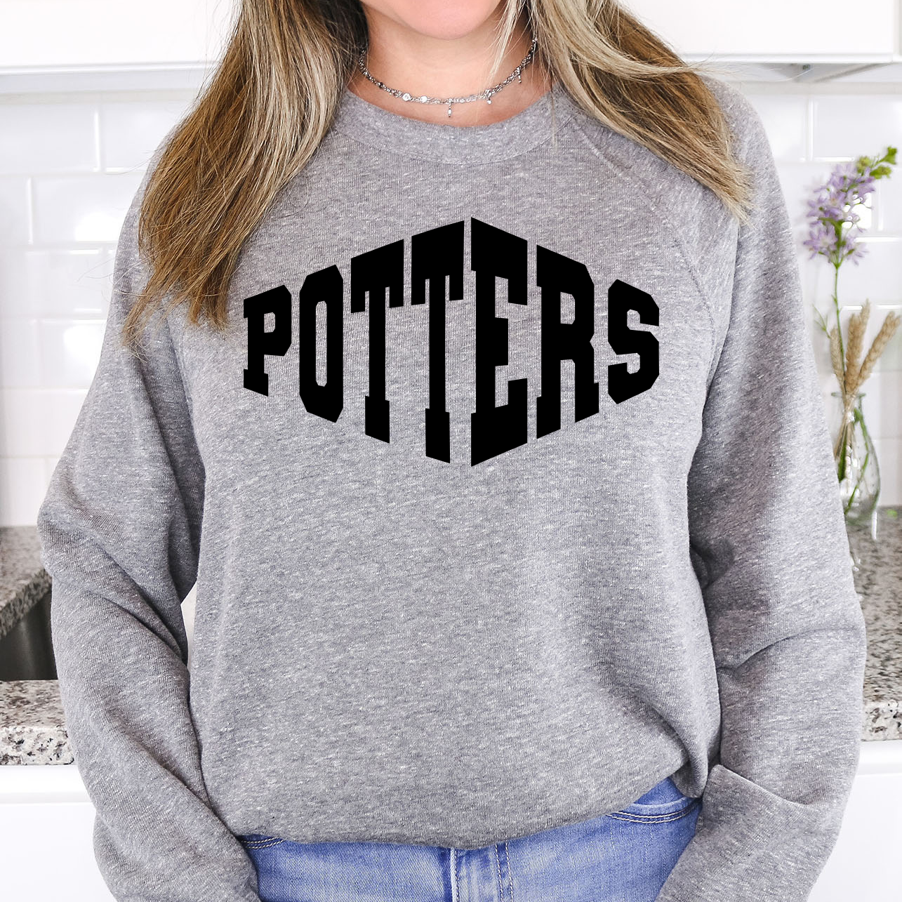 Potters Warped Two Color Game Day DTF Print