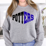 Potters Warped Two Color Game Day DTF Print