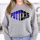 Potters Warped Two Color Game Day DTF Print