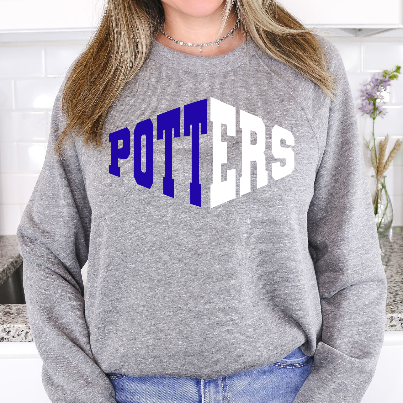 Potters Warped Two Color Game Day DTF Print