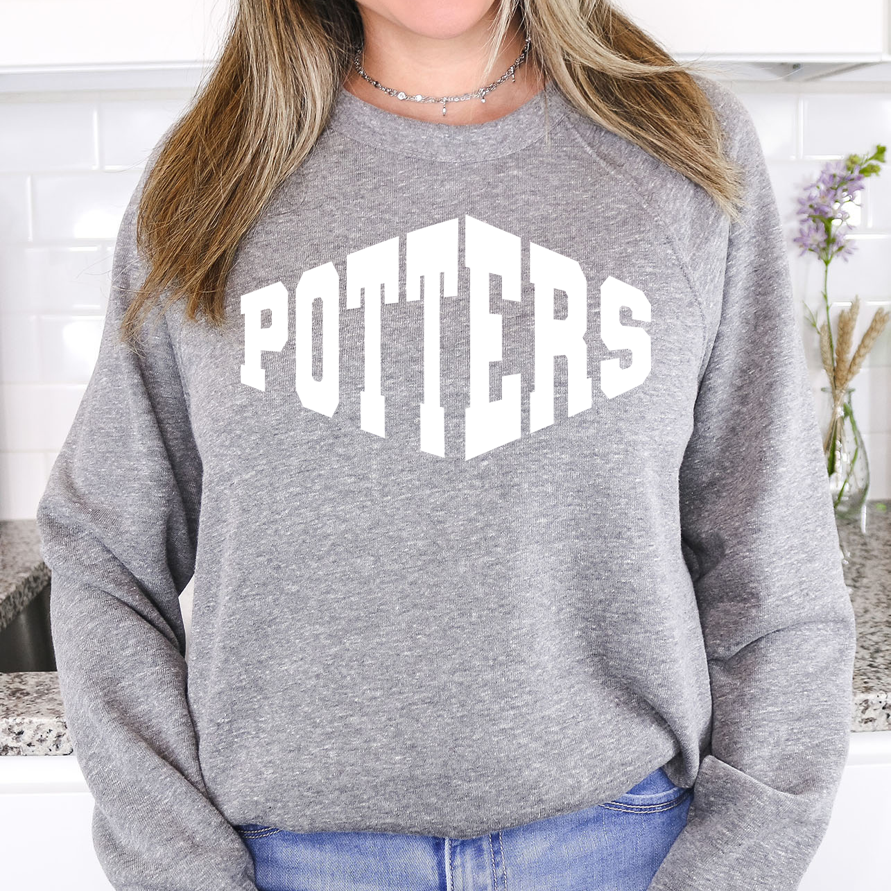 Potters Warped Two Color Game Day DTF Print